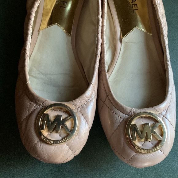 Michael Kors Nude Fulton Quilted Ballet Flats size 6.5 - Picture 11 of 13